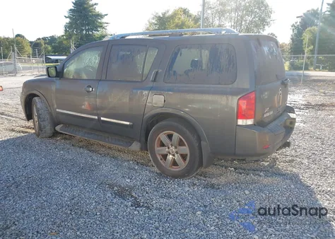 2011 Nissan Armada Platinum from USA, damaged, VIN 5N1BA0NF3BN606901